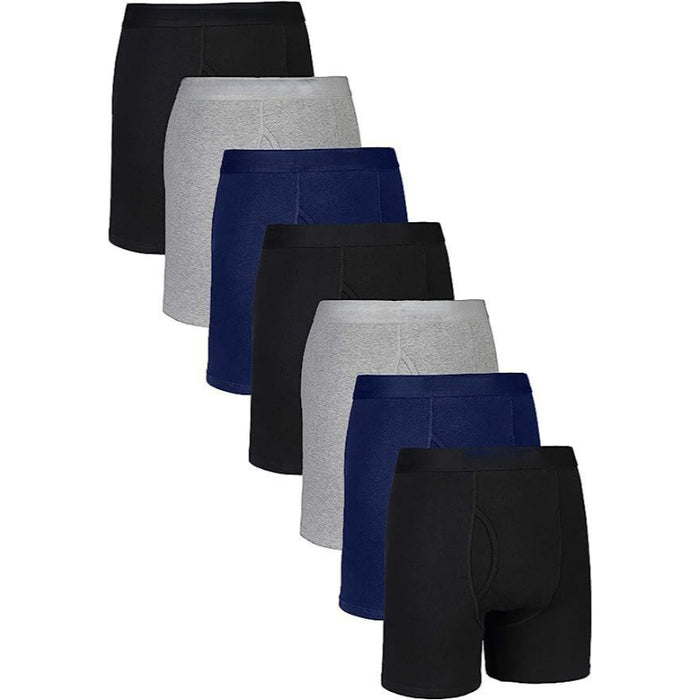 Pack Of Seven Classic Plain Boxer Briefs