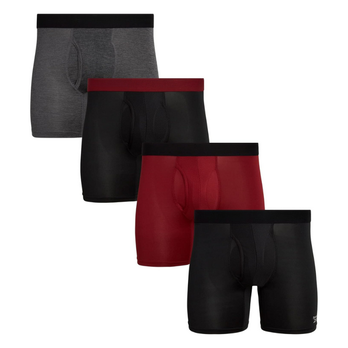 4 Pack Of Multiple Everyday Use Boxer Briefs