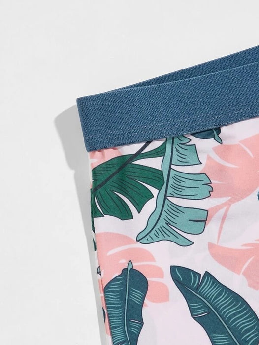 Tropical Graphic Print Boxer Brief