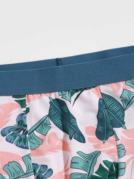 Tropical Graphic Print Boxer Brief