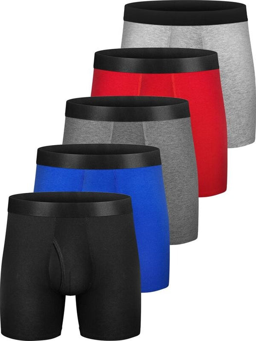 Pack Of 5 Contrast Waist Boxer Brief