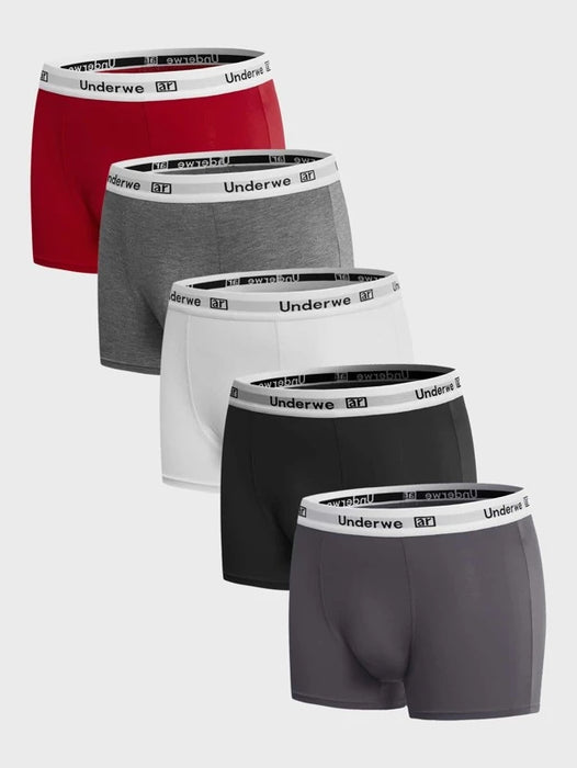 Pack Of 5 Stretchable Boxer Briefs