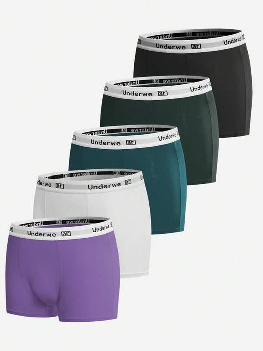 High Stretch Pack Of 5 Boxer Briefs