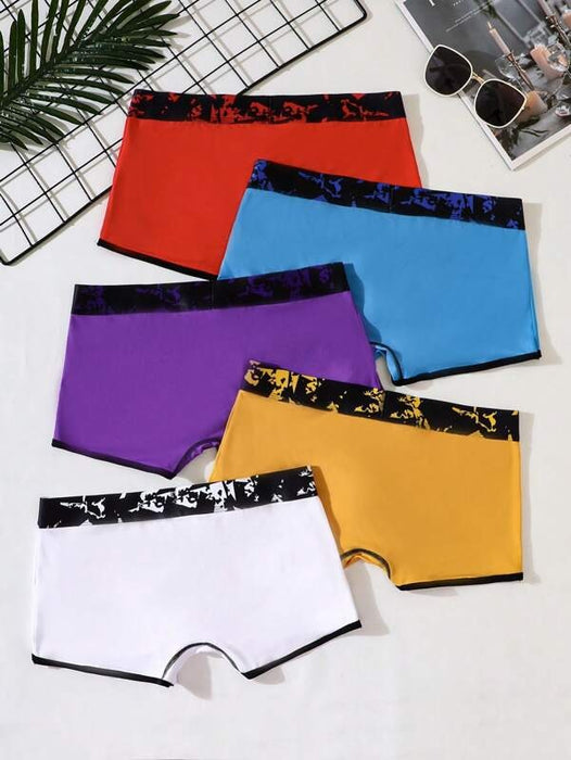 Pack Of 5 Knitted Boxer Briefs