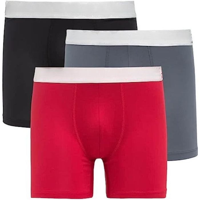 Elegant Solid Boxer Briefs Pack Of 3