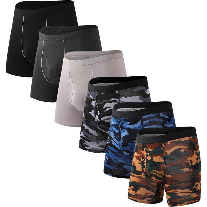 Vibrant Pattern Multipack Boxer Briefs