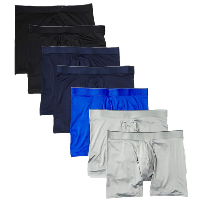 Pack Of 7 Stretchable Multi Color Boxer Briefs