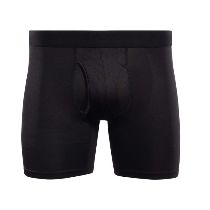 4 Piece Solid Color Performance Boxer Brief