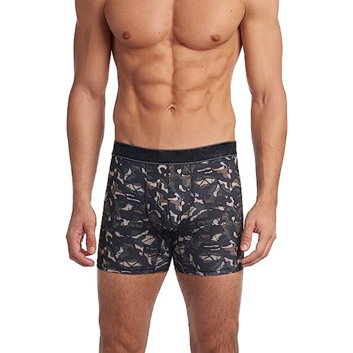 Solid And Camo Boxer Briefs Pack Of 3