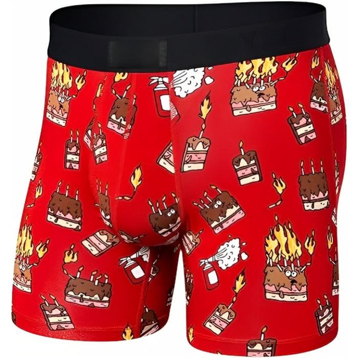 Fired Up Cake Print Boxer Briefs