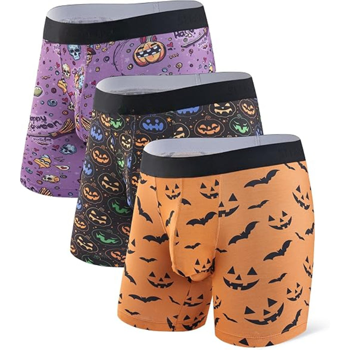 3 Piece Boxer Briefs With Ball Pouch