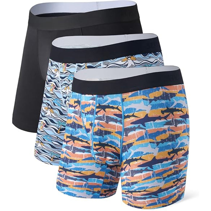 3 Piece Boxer Briefs With Ball Pouch