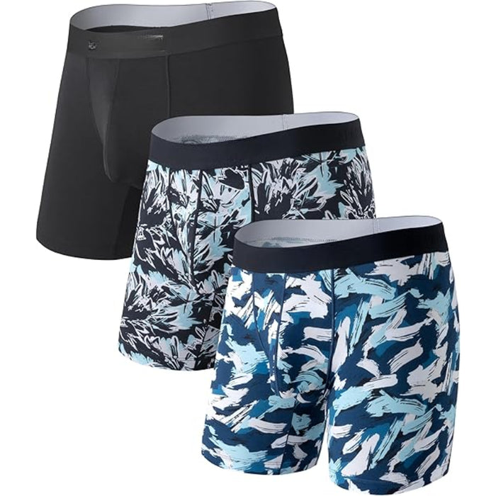 3 Piece Boxer Briefs With Ball Pouch