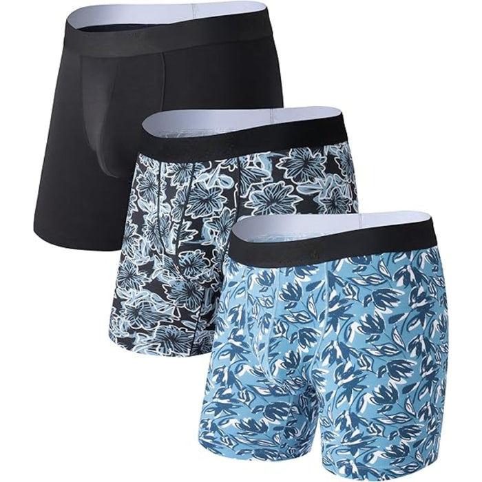 3 Piece Boxer Briefs With Ball Pouch