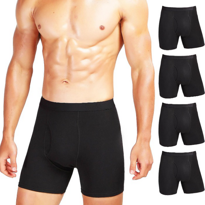 Solid 5 Piece Boxer Briefs Set