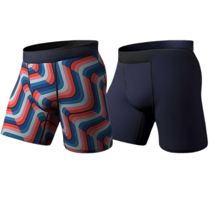 Modern Graphic Printed Boxer Briefs