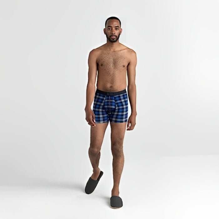 Flannel Check Style Boxer Briefs