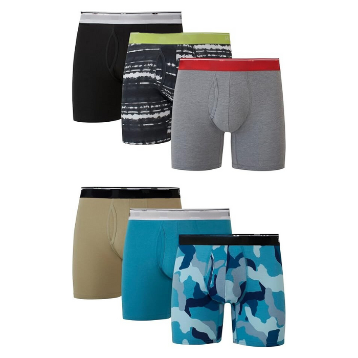 Dynamic Comfort Six Pack Boxer Brief