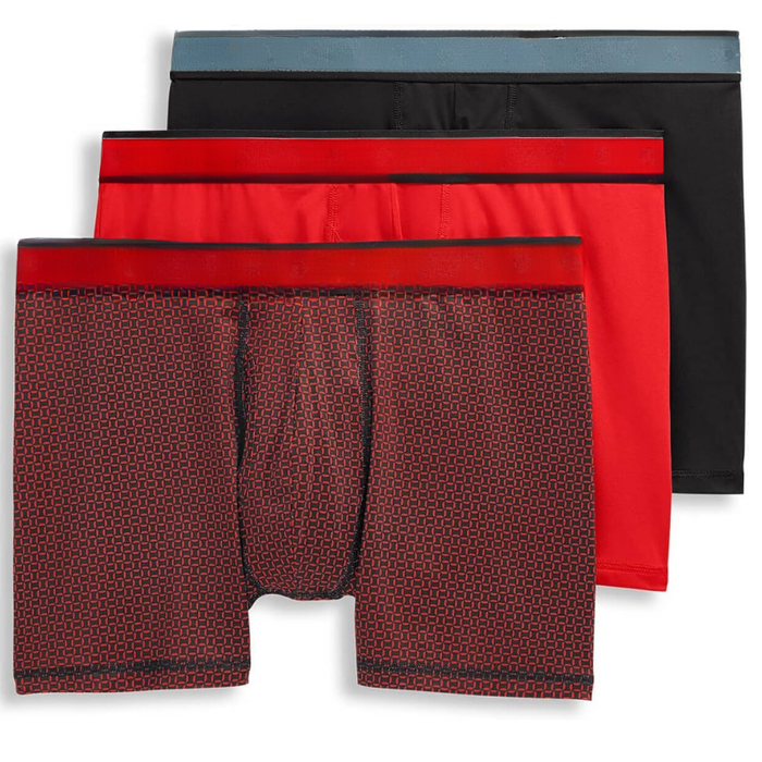 3 Pack Of Comfort Stretch Boxer Briefs