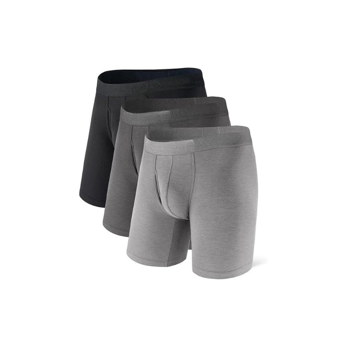 Moisture Wicking Boxer Briefs Multipack With Fly Design