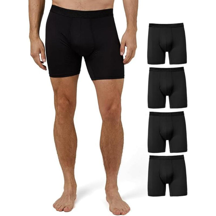 Pack Of Four Quick Dry Boxer Briefs