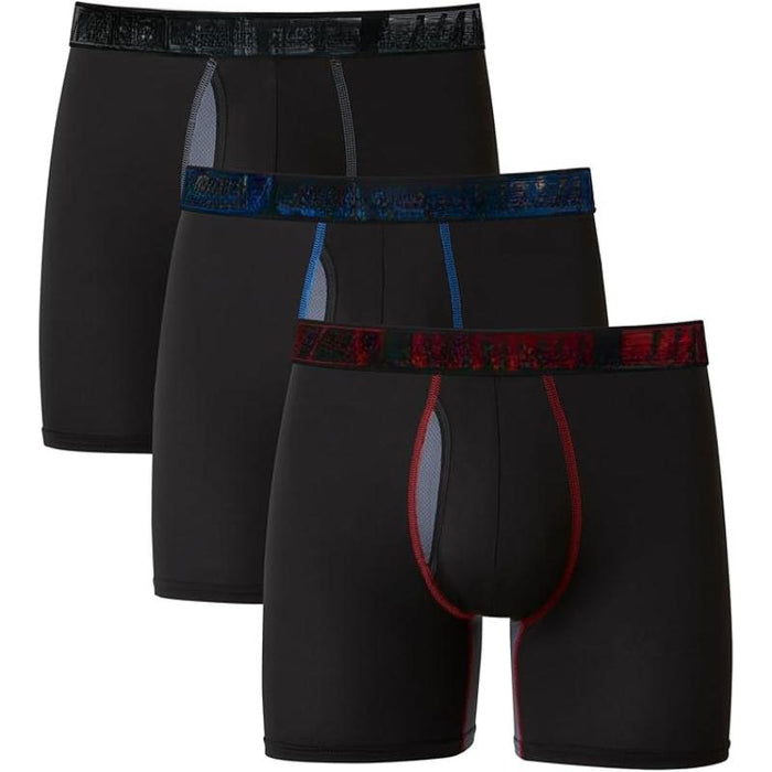 Moisture Wicking Boxer Briefs Multipack