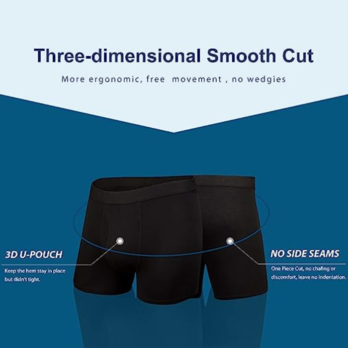 Soft Breathable Fabric Boxer Briefs