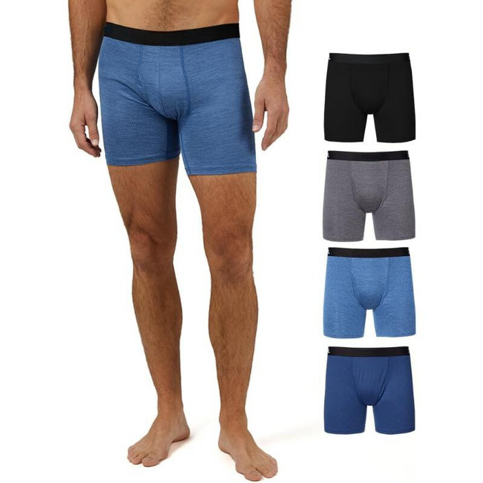 4 Pack Advanced Comfort Stretch Boxer Briefs