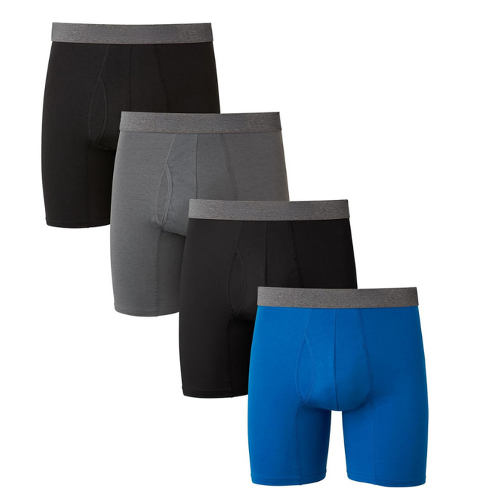 Pack Of 4 Daily Comfort Stretch Boxer Briefs