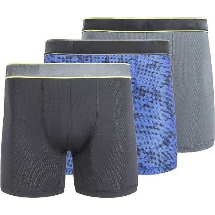 Pack Of 3 Solid And Camo Boxer Briefs