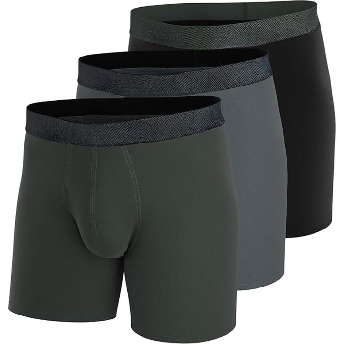 Soft Athletic Microfiber Boxer Briefs