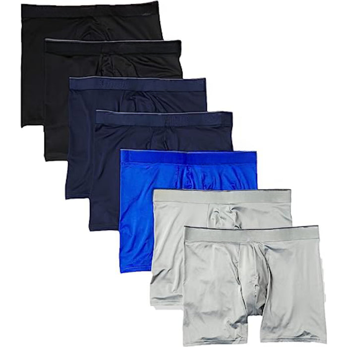 Solid Style Pack Of 7 Boxer Briefs