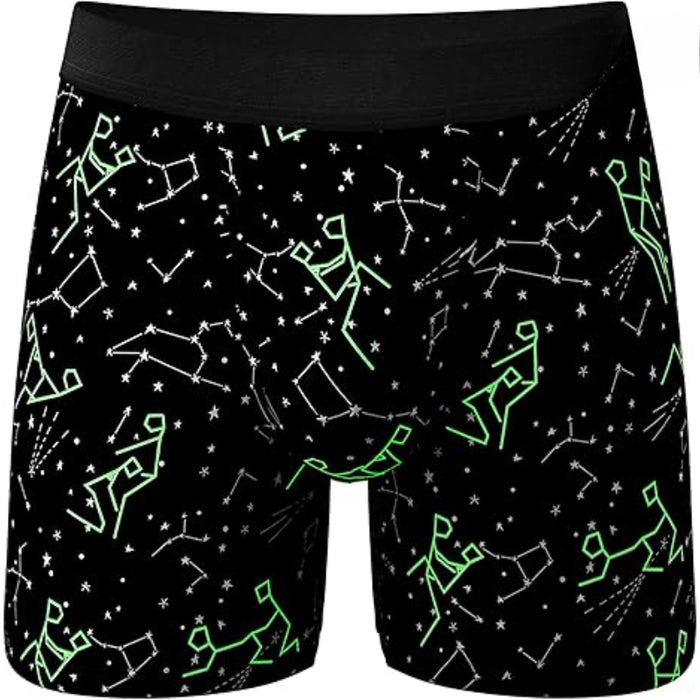 Flexible Fit Comfy Printed  Boxer Briefs