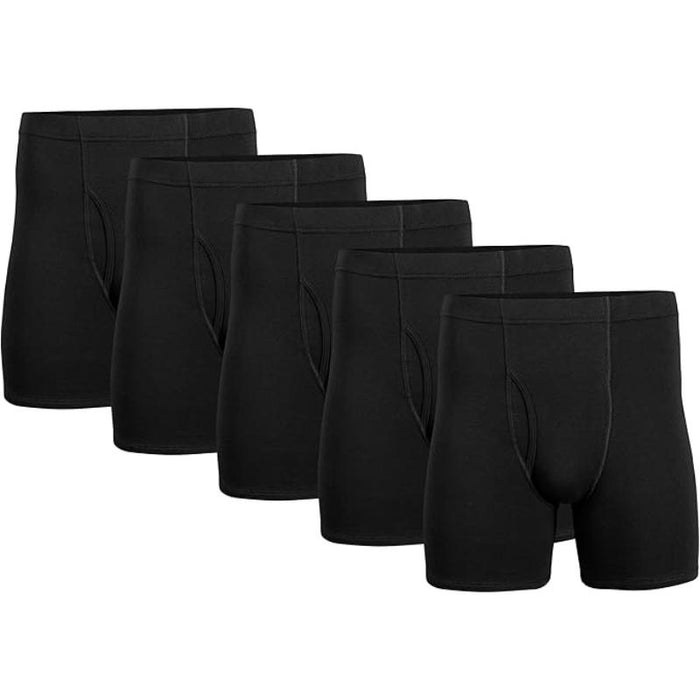 Multi Pack Boxer Briefs With Soft Covered Band