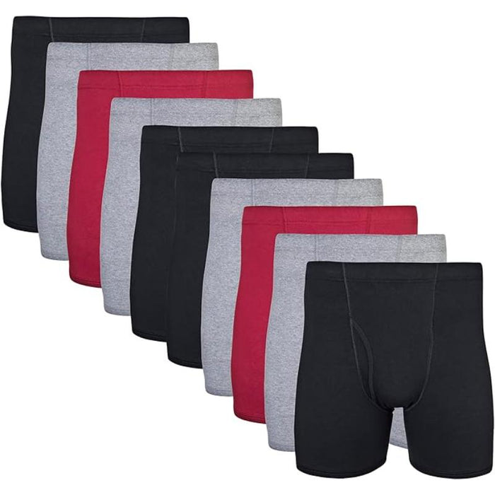 Multi Pack Boxer Briefs With Soft Covered Band