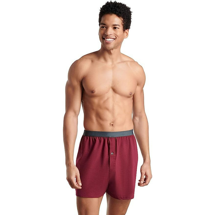 Solid Elastic Band Boxer Pack Of 4