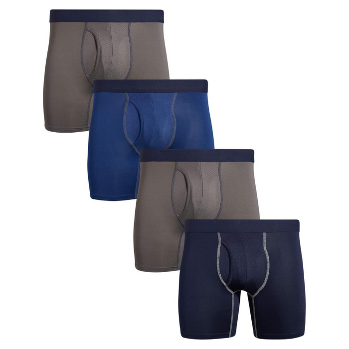 4 Pack Of Multiple Everyday Use Boxer Briefs