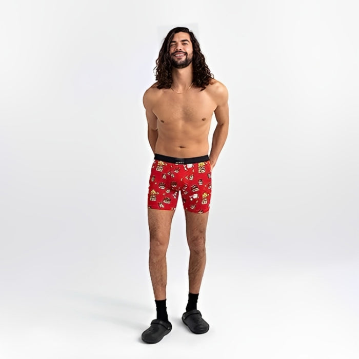 Fired Up Cake Print Boxer Briefs