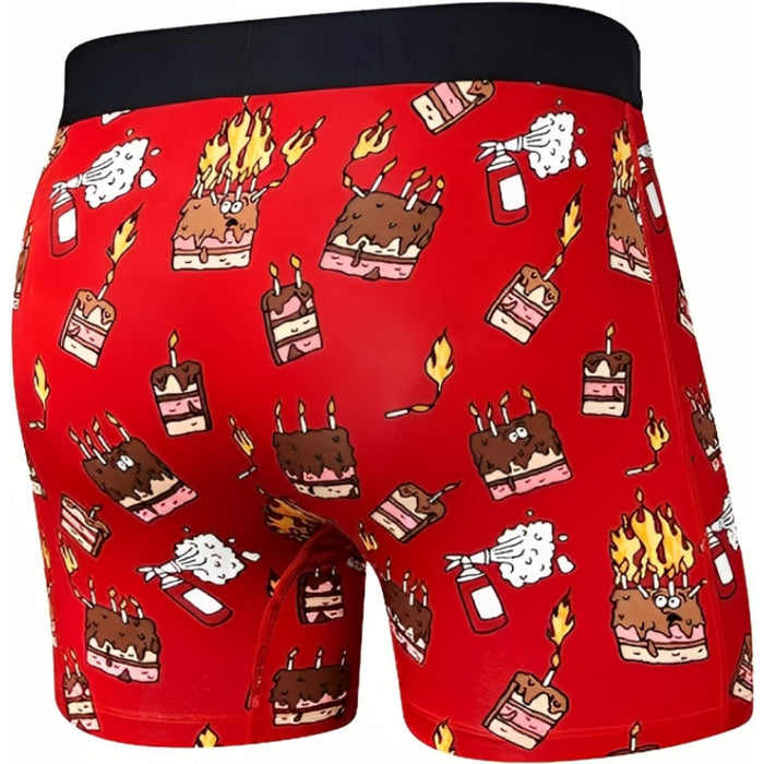 Fired Up Cake Print Boxer Briefs