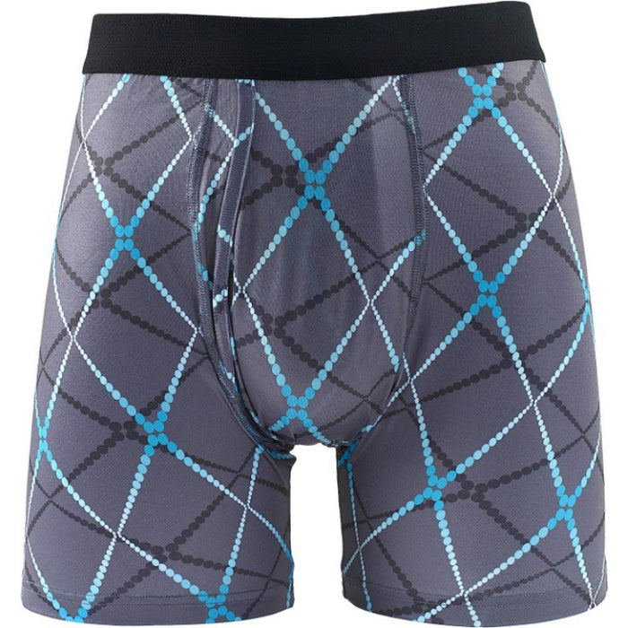 Flexible Printed Moisture Wicking Boxer Briefs