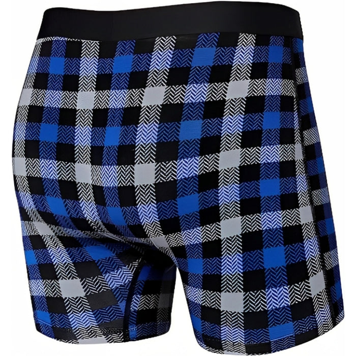 Flannel Check Style Boxer Briefs