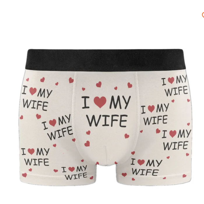 Personalized Partner Photo Boxer Shorts