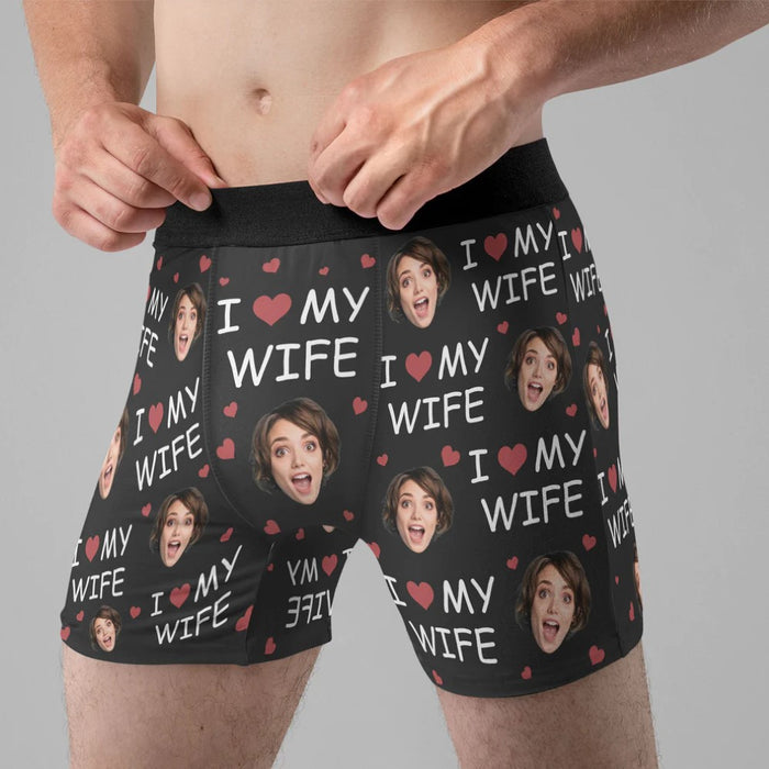 Personalized Partner Photo Boxer Shorts