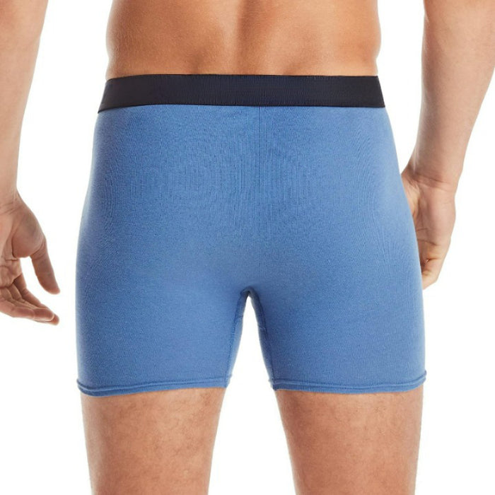 Solid Breathable Cotton Boxer Briefs