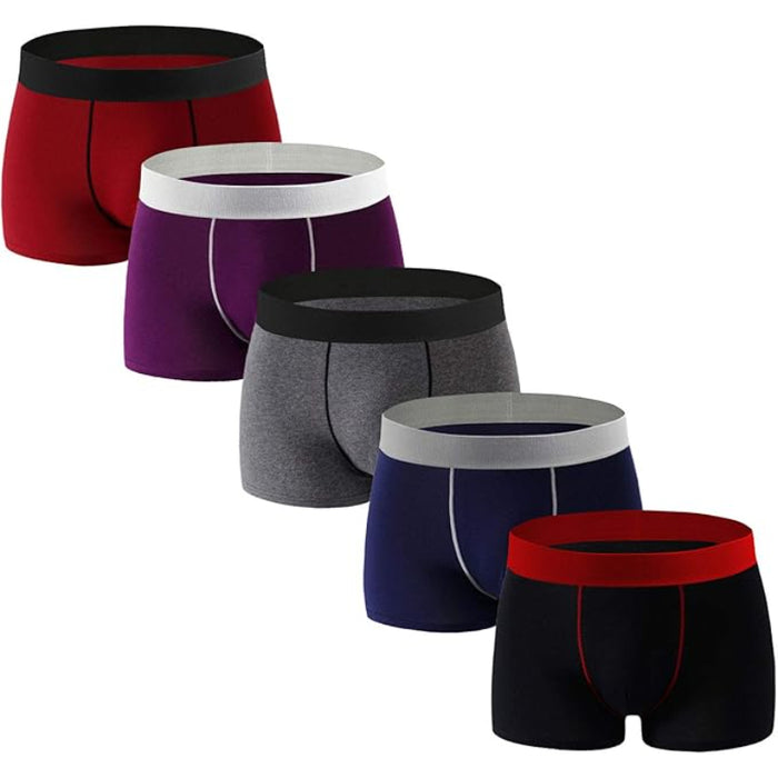 Pack Of 5 Comfy Boxer Briefs Set