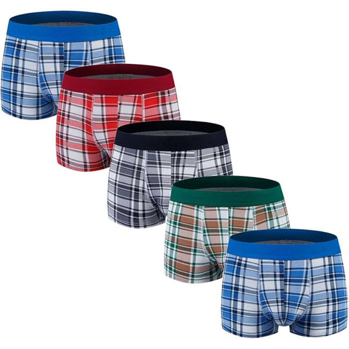 Pack Of 5 Comfy Boxer Briefs Set