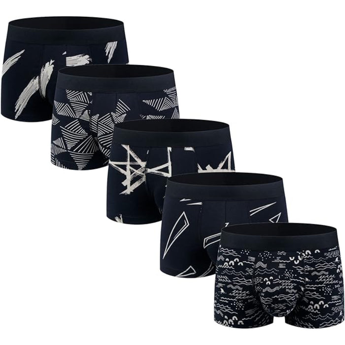 Pack Of 5 Comfy Boxer Briefs Set