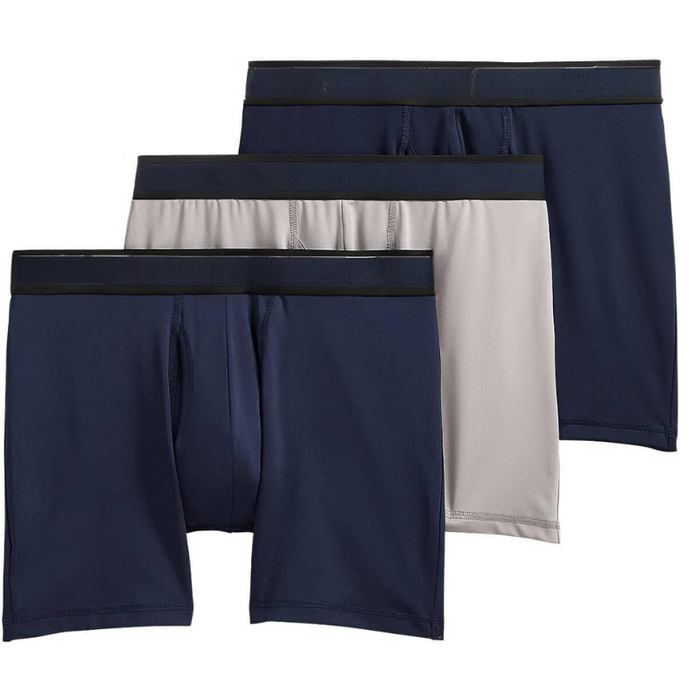 3 Pack Of Comfort Stretch Boxer Briefs