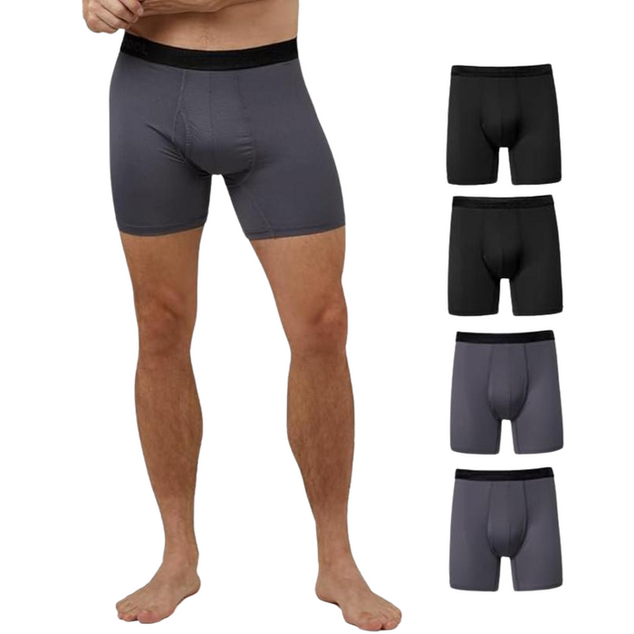 Pack Of Four Quick Dry Boxer Briefs