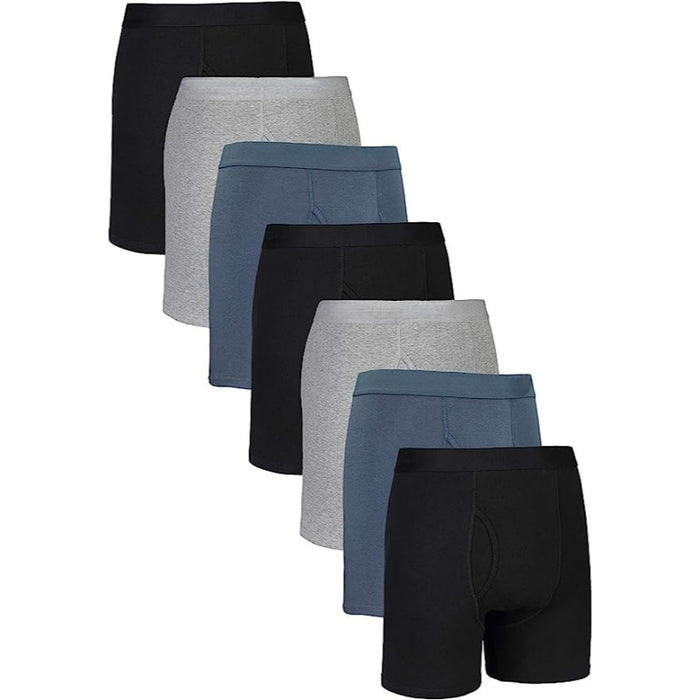 Set Of Seven Plain Classic Boxer Briefs